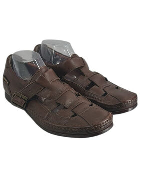 Mephisto leather comfort sandals brown leather fisherman cool air sz 9
